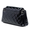Chanel Small CC Quilted Patent Accordion Double Flap Secondhand