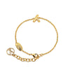 Louis Vuitton Gold Plated LV and Me Letter Y Charm Bracelet Secondhand