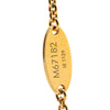 Louis Vuitton Gold Plated LV and Me Letter Y Charm Bracelet Secondhand
