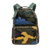 Valentino Printed Nylon Camouflage Rockstud Backpack Secondhand