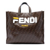 Fendi Fila Zucca Coated Canvas Logo Mania Shopper Tote Secondhand