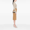 Secondhand Bottega Veneta Metallic Calfskin Intrecciomirage Chain Flap Crossbody