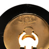 Chanel CC Resin and Gold Plated Quilted Button Clip On Earrings Secondhand
