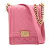 Chanel Quilted Lambskin North South Boy Flap Secondhand