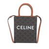 Celine Mini Triomphe Coated Canvas Vertical Cabas Satchel Secondhand