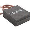 Celine Mini Triomphe Coated Canvas Vertical Cabas Satchel Secondhand