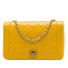 Chanel Crumpled Calfskin Bi Quilted Vintage Full Flap Secondhand