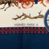Hermès L Hiver En Poste Silk Scarf 90 Secondhand
