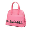 Balenciaga M Grained Calfskin Logo Ville Top Handle Bag Secondhand