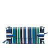 Balenciaga Mini Leather Striped Papier A6 Zip Around Satchel Secondhand