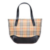 Burberry Haymarket Check Canvas Handbag Secondhand