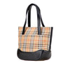 Burberry Haymarket Check Canvas Handbag Secondhand