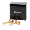 Chanel CC Gold Plated Faux Pearl Drop Clip On Earrings Secondhand