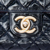 Chanel CC Quilted Aged Glazed Calfskin Accordion Flap Secondhand