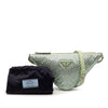 Prada Satin Crystal Embellished Triangle Pouch Secondhand