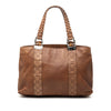 Secondhand Gucci Medium Guccissima Trimmed Calfskin Bamboo Libeccio Tote