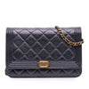 Chanel Quilted Lambskin Boy Wallet On Chain Secondhand