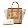 Celine Micro Tricolor Calfskin Luggage Tote Secondhand