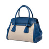 Prada Saffiano Cuir Trimmed Canapa Satchel Secondhand