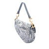 Dior Canvas Embroidered Reverse Toile De Jouy Saddle Bag Secondhand