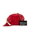 Chanel CC Lambskin Tassel Oval Camera Bag Secondhand