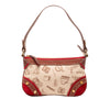 LOEWE 160th Anniversary Suede Trimmed Canvas Shoulder Bag Secondhand