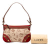 LOEWE 160th Anniversary Suede Trimmed Canvas Shoulder Bag Secondhand