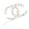 Chanel CC Brass Openwork Chain Brooch Secondhand