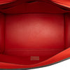 Celine Medium Drummed Calfskin and Suede Trapeze Satchel Secondhand