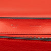 Celine Medium Drummed Calfskin and Suede Trapeze Satchel Secondhand