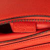 Celine Medium Drummed Calfskin and Suede Trapeze Satchel Secondhand