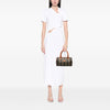 Fendi Pequin Coated Canvas Boston Bag Secondhand