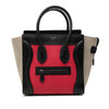 Celine Micro Tricolor Leather Luggage Tote Secondhand