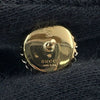 Gucci Gold Plated Resin and Rhinestones Interlocking G Single Push Back Earring Secondhand