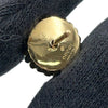 Gucci Gold Plated Resin and Rhinestones Interlocking G Single Push Back Earring Secondhand
