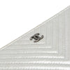 Chanel Medium Metallic Chevron Calfskin O Case Clutch Secondhand