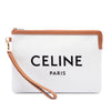 Celine Large Canvas Logo Pouch Secondhand