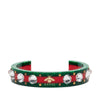 Gucci Resin and Strass Web Bee Cuff Bracelet Secondhand