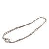 Chanel CC Brass Double Snake Chain Knot Necklace Secondhand