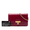 Chanel Stitched Goatskin Golden CC Wallet On Chain Secondhand