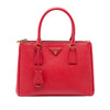 Prada Medium Saffiano Galleria Double Zip Satchel Secondhand