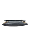 Balenciaga Chevre Motocross Classic Metallic Edge Envelope Clutch with Strap Secondhand