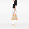Prada Cinghiale Trimmed Canapa Tote Secondhand