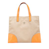 Prada Cinghiale Trimmed Canapa Tote Secondhand
