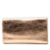 Secondhand Saint Laurent Large Metallic Calfskin Monogram Belle De Jour Clutch