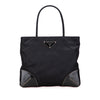 Prada Vitello Trimmed Tessuto Tote Secondhand