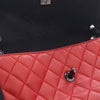 Chanel Medium CC Bicolor Quilted Lambskin Grosgrain Single Flap Secondhand