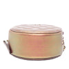Chanel Quilted Iridescent Lambskin Round Clutch With Chain Secondhand