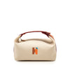 Secondhand Hermès Small Toile Bride A Brac H Pavillon Case