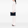 Chanel Large Embossed Lambskin Camellia O Case Clutch Secondhand